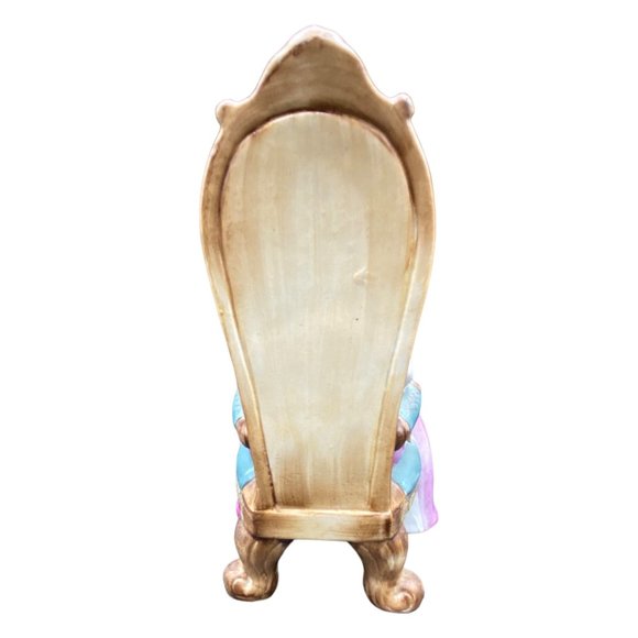 Vintage Ardalt Lenwile China Bisque Porcelain Baby boy w/ Bear 4.5" - Picture 5 of 14